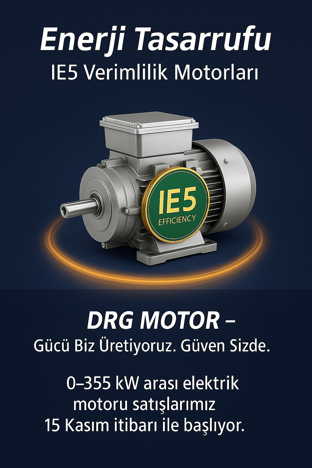 DRG Yüksek kW Ac Elektrik Motorları,