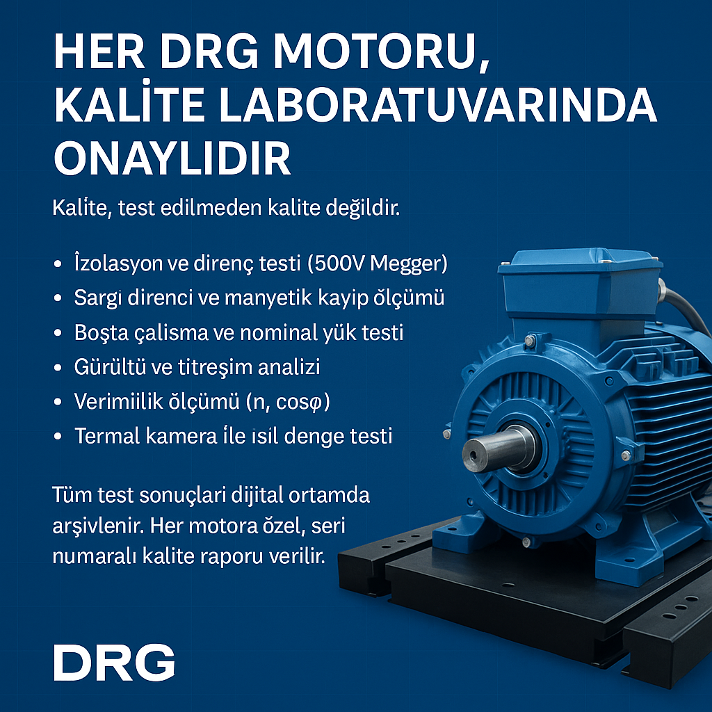Elektrik Motoru Fiyatları - DRG Motor
